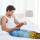 thumbnail image 5 of Balery Blooming Sunflower Field Pantalones de pijama para hombre, pijama ultraligero, pantalón de descanso-XX-Large, 5 of 6
