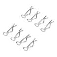thumbnail image 4 of RC&nbsp;Car&nbsp;Body&nbsp;Clips, Stainless&nbsp;Steel Sturdy Silver Stainless&nbsp;Steel&nbsp;R&nbsp;Clips For 1/12 Remote Control Car ANGGREK Otros, 4 of 8