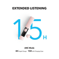thumbnail image 2 of Audífonos inalámbricos SOUNDCORE A30i ANC Estuche 24HRS IP54 Rosa, 2 of 4
