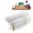 thumbnail image 3 of 59" Streamline N1080CH Clawfoot Tub and Tray With External Drain, 3 of 4