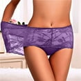 thumbnail image 2 of Aayomet Culottes String pour Femmes sous-Vêtements g String Lingerie pour Femmes Bikini Slip sous-Vêtements Culottes pour Femmes (Violet, G), 2 of 5