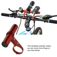 thumbnail image 4 of Extension de Guidon de Vélo Support de Guidon Prolongé Support de Guidon en Alliage, Rouge, 10cm, Support Prolongé, 4 of 7