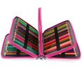 thumbnail image 4 of GHSDFBB Deluxe PU Leather Pencil Case with Zipper Closure, Rose Red, 4 of 7