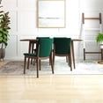thumbnail image 6 of Ashcroft Dayton Modern Solid Wood Dining Table and 4 Dining Chair Set in Walnut, 6 of 7