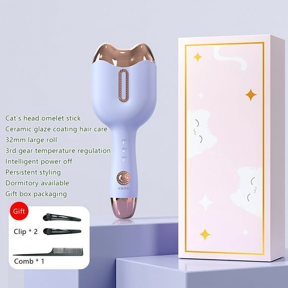 TIMIFIS Sports Sheath Lazy People Easy Barrel Curling Iron Double Tourmalins Ceramic Fevering Barrels Crimp Tool Hair Third Gear Temperature Regulation Electric Blankets