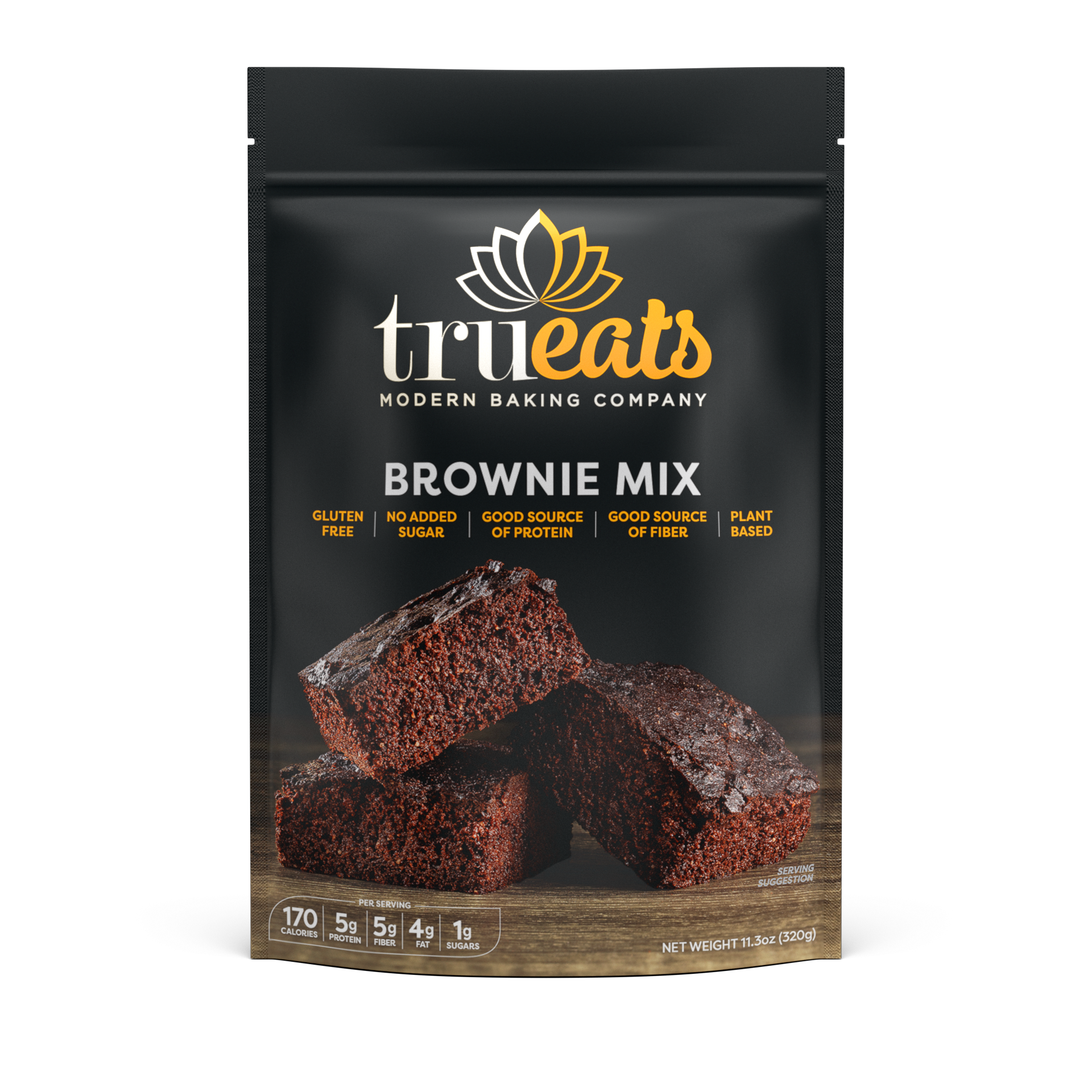 TruEats Brownie Mix Gluten Free, No Sugar Added, Diabetic Friendly