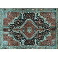 thumbnail image 1 of Ahgly Company Indoor Rectangle Persian Light Blue Traditional Area Rugs, 7' x 10', 1 of 4
