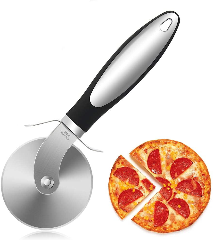 Stainless Steel Heavy Duty Nonstick Pizza Cutter Slicer Wheel Blade Kitchenware 