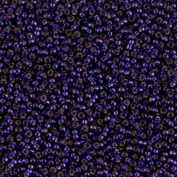 Silver-Lined Dark Purple Miyuki Seed Beads 15/0 15-91426-TB