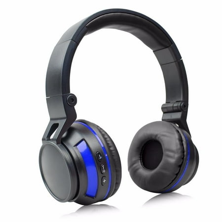 Stereo Wireless Headset/ Headphones for Huawei Mate 10, Mate 10 Pro, Porsche Design, Nova 2 Plus, Nova 2, P10 Plus, P10, Mate 9, 9 Pro, Nova Plus, Nova, P9 Plus, P9 (Blue/ Black)
