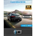 thumbnail image 3 of Dash Cam FYAIRO V22 4K frontal Ultra HD con WiFi y sensor G, 3 of 9