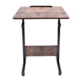 thumbnail image 4 of DUYIWAA Adjustable Height Standing Desk Portable Laptop Desk Rolling Computer Stand with 4 Wheels, 4 of 22