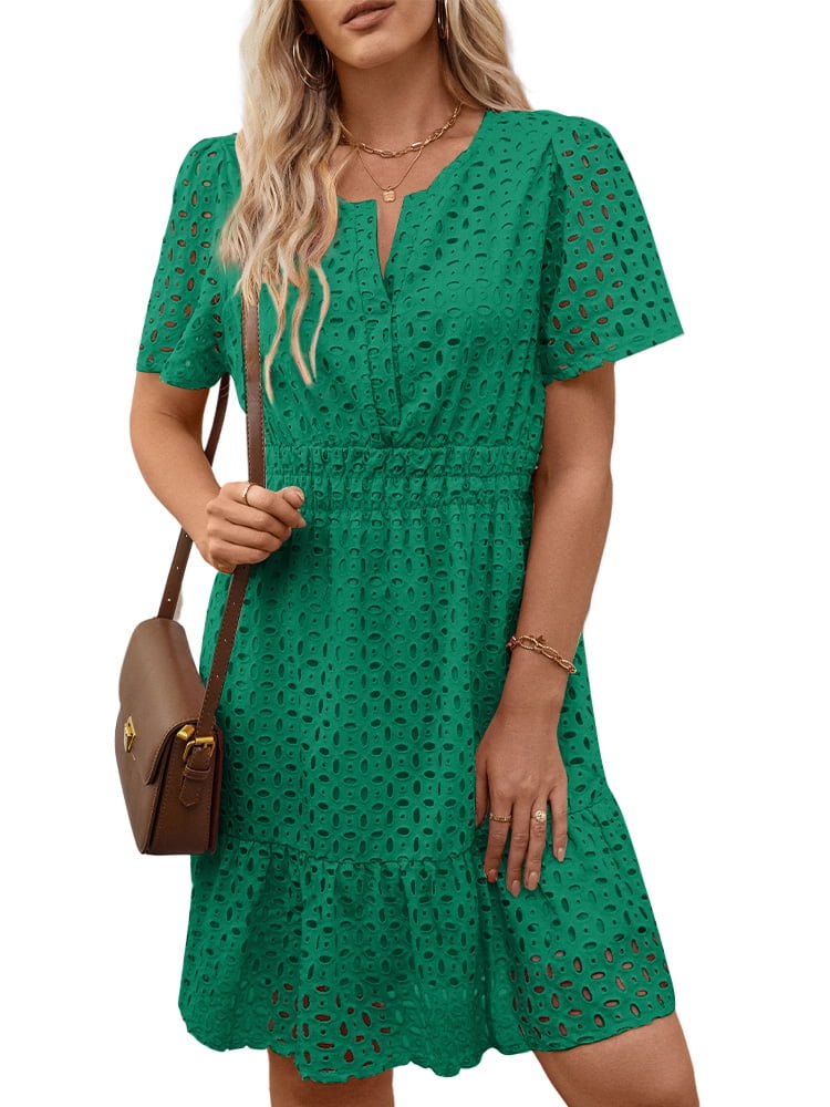 Hanes Women's ComfortWash Garment Dyed Midi Dress - Walmart.com
