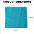 thumbnail image 4 of Shop LC Set of 20 Turquoise Kitchen Towels Double Sided Microfiber and Scratch Fiber Dish Cloth Birthday Gifts, 4 of 6