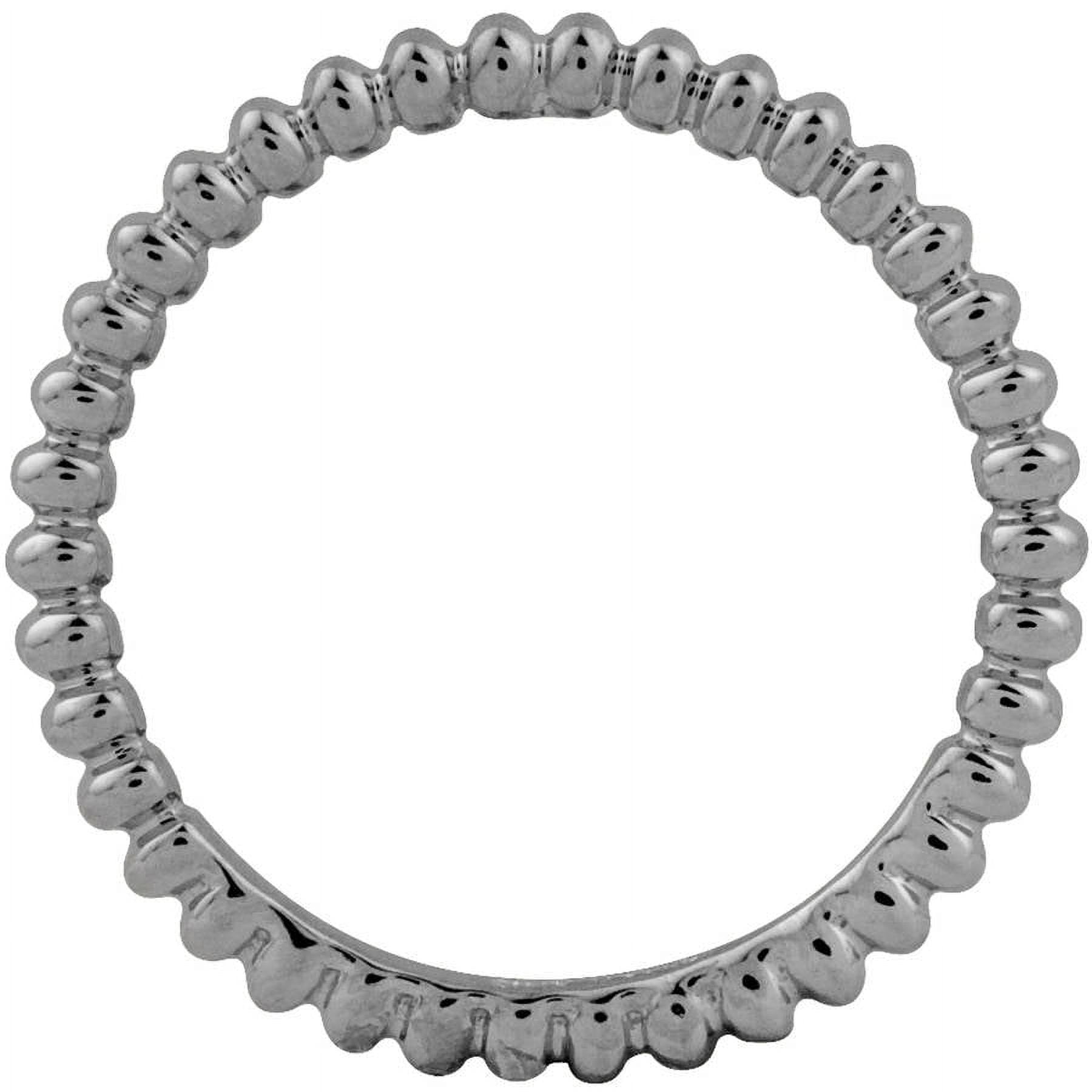 Stackable Expressions Sterling Silver Black Ruthenium-plated Ring