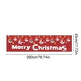 thumbnail image 3 of Large Christmas Banner Xmas Outdoor Decorations Yard Sign for Holiday Party, Home Decor for Garden House Fence Garage Indoor Gifts (C), 3 of 6