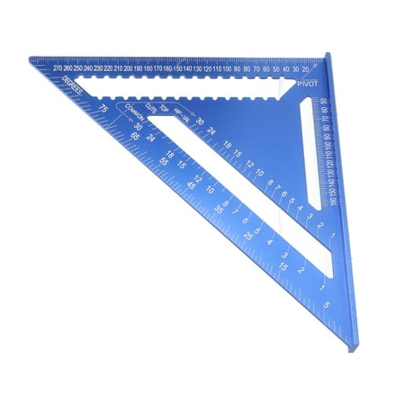 

Triangular Angle Ruler Triangular Angle Ruler 12in 45 Aluminum Alloy Woodworking Layout Gauge Measure Tool