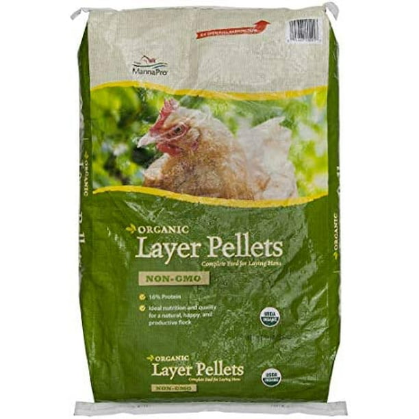 Manna Pro Layer Pellets for Chickens NonGMO & Organic High Protein