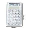 thumbnail image 3 of Mini Portable Calculator for Students, Colorful Buttons with Clear 8-Digit Display, Size 8.5x5.4x0.8cm, High Color Options, 3 of 9
