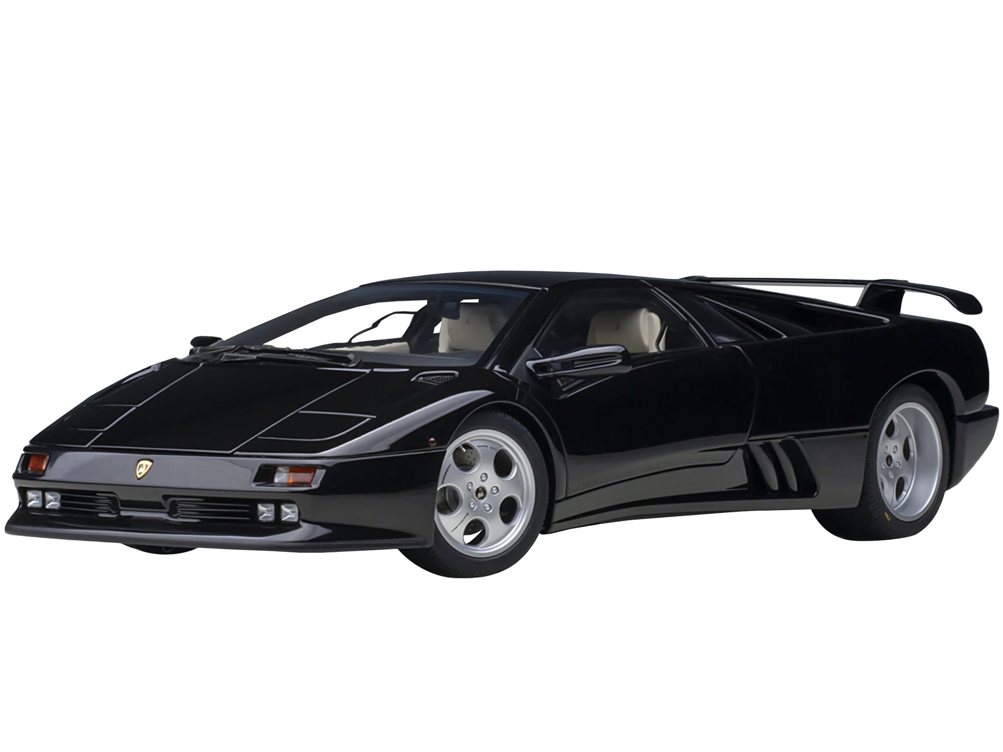 Diablo SE30 Deep Black Metallic 1/18 Model Car by Autoart