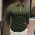 thumbnail image 2 of LIaqionyy Long Sleeve for Men's Shirt Casual Collared Fashion T Shirts Office Work Tops with Pocket, 2 of 5