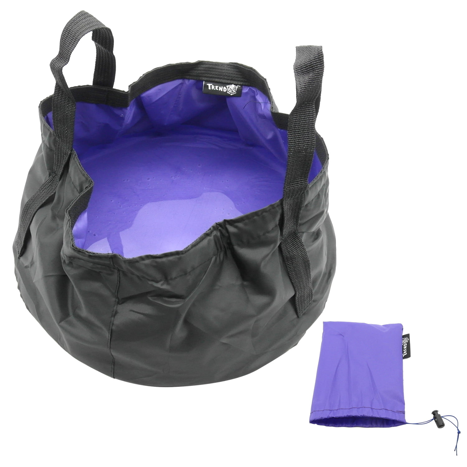 8.5L Foldable Wash Basin Footbath Sink Water Storage Bag Travel Camping Hiking 