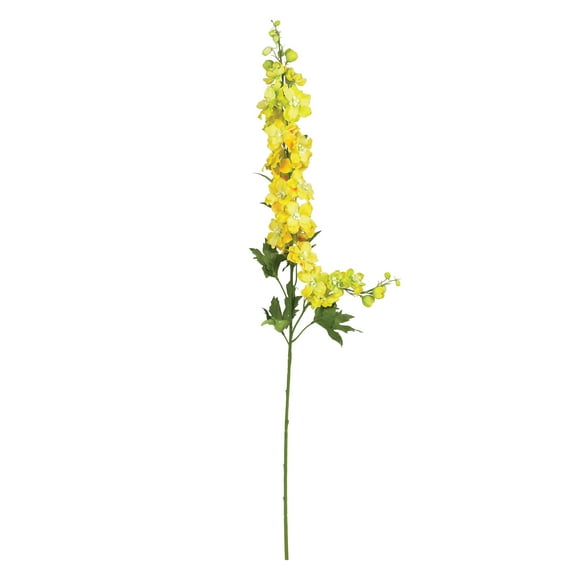 Nearly Natural 38.5" Delphinium Stem, Yellow, 12pc