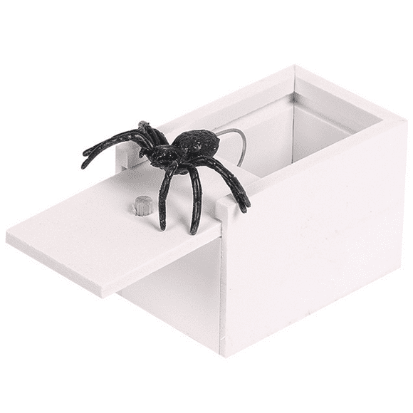 Spider Box Prank, Practical Handcrafted Surprise Joke Boxes, Funny Wooden Surprise Box Prank
