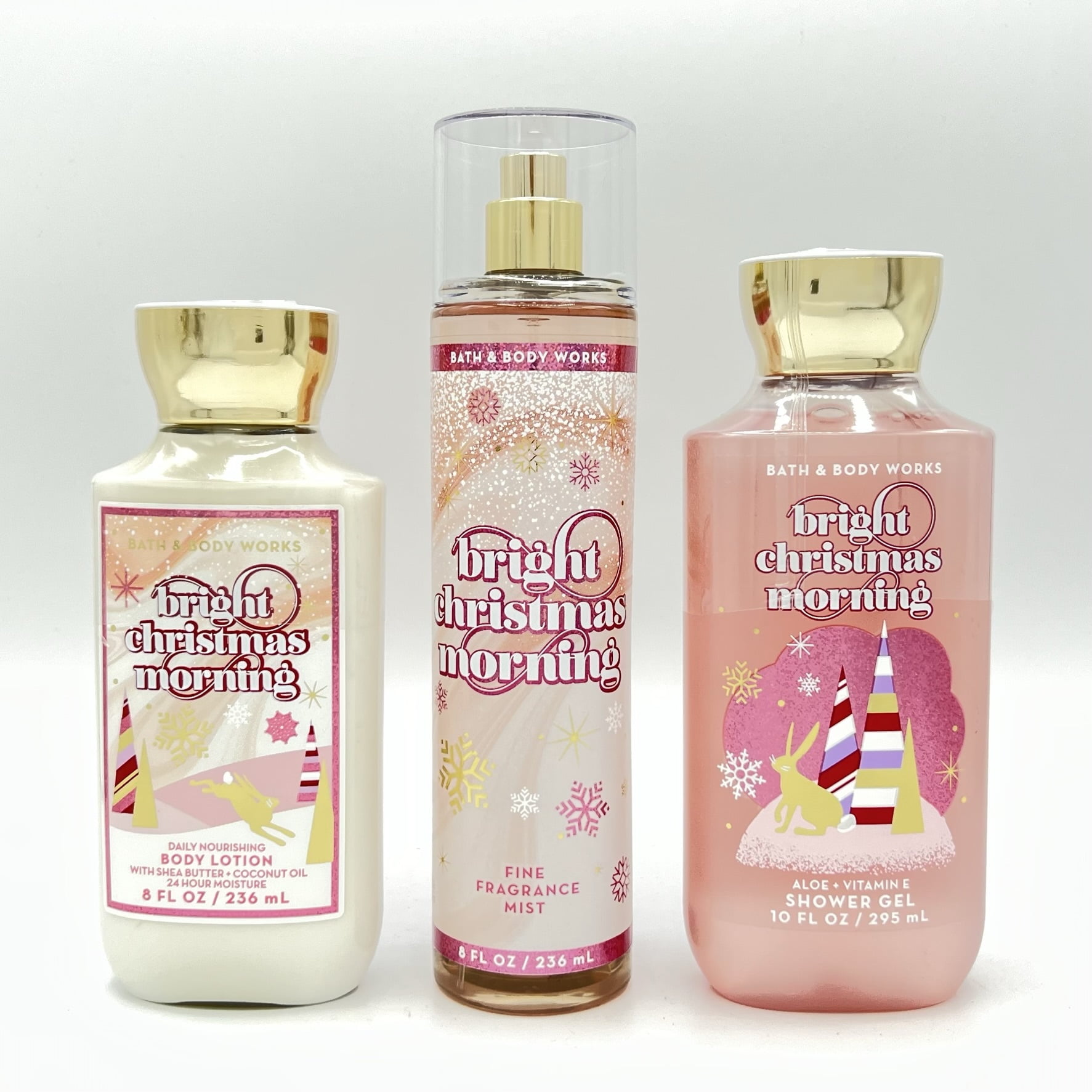 Bath & Body Works Bright Christmas Morning 8oz Body Lotion, 8oz Fine