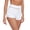 White, variant on RELLECIGA High Waisted Swim Shorts for Women Mesh Cutout Bathing Suit Bottoms Board Shorts for Swimming
