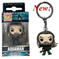 thumbnail image 1 of FUNKO POCKET llavero de Deadpool Liga de la Justicia Batman Aquaman Flash Spiderman Gwen figura de acción llavero modelo coleccionable juguete, 1 of 6