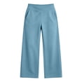 thumbnail image 4 of AherBiu Yoga Pants for Women Crossover Waisted Straight Wide Leg Baggy Loose Fitted Athletic Workout Pants with Pockets, 4 of 7