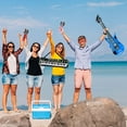 thumbnail image 3 of 20 Pack Inflatable Rock Star Toy Set Music Instruments Party Props 6 Inflatable Guitars, 6, 3 of 8