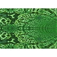 thumbnail image 1 of Ahgly Company Indoor Rectangle Patterned Deep Emerald Green Area Rugs, 2' x 4', 1 of 1