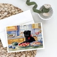 thumbnail image 2 of Affenpinscher Christmas Cookies Greeting Cards Pack of 8 7 in x 5 in, 2 of 3