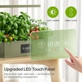 thumbnail image 5 of SUNCOZE 12-Pod Hydroponic Growing System, Indoor Herb Garden with 24W Full Spectrum LED Grow Light, Smart Timer, Adjustable Height, 4L Water Tank, Green, 5 of 10
