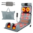thumbnail image 2 of iMounTEK Full Body Electric Massage Mat with Neck Foot Massage Head Pillow and Cloth Lumbar Pillow, Heating Vibration Back massage Pad for Back Buttock Waist Calf, Gift, 2 of 16