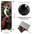 thumbnail image 4 of Woodpecker Gym Towel with Storage Bag, 72.8"x26.8", Suitable for Yoga, Pilates, Fitness, etc. - Yoga Mat Towel, Yoga Towels, Yoga Towel, 4 of 6