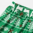thumbnail image 5 of XIAOCHA Womens Christmas Family Matching Pajamas Set Cute Reindeer "Hi! Ho! Ho!" Print Crewneck Long Sleeves Vibrant Red Top With Paired With Festive Green Pants Sleepwear For Dad, 5 of 6