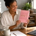 thumbnail image 6 of 2027 Calendar Planner, 5.51"x8.35" Weekly Monthly Schedule Book with Tabs (Pink), 6 of 6