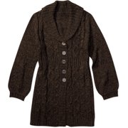 Just My Size - Women's Plus Shawl-Collar Sweater Coat