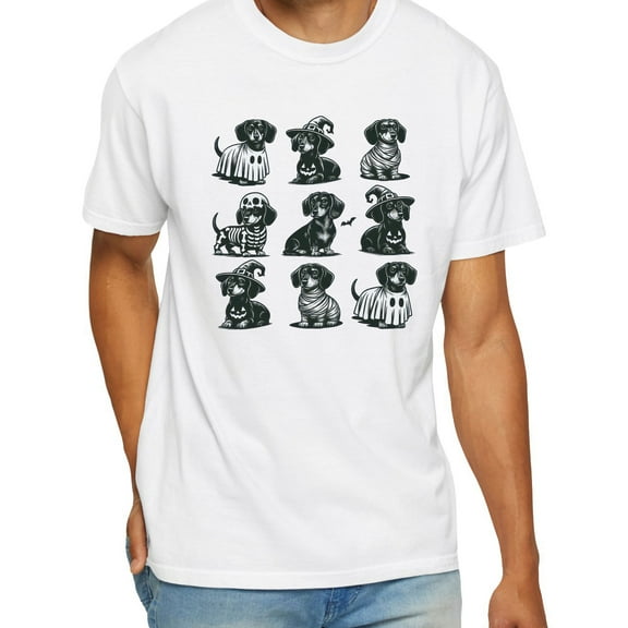 Dachshund Halloween T-Shirt – Wiener Dog Fall Tee for Doxie Moms