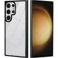 thumbnail image 3 of for Samsung Galaxy S23 Ultra Case 5G,Transparent Back,TPU Frames, Scratch-Resistant, Slim Shockproof Protective Phone Case for S23 Ultra (Black), 3 of 13