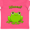 thumbnail image 4 of Inktastic Kisses? - Cute Frog Boys or Girls Toddler T-Shirt, 4 of 5