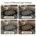 thumbnail image 7 of ODIKA 9'x12' Washable Area Rug Non-Shedding, Easy Care Foyer Boho Traditional Mirrored Detailing Entryway Beige Bamboo for Master Suite, California King, Under Bed, 7 of 7