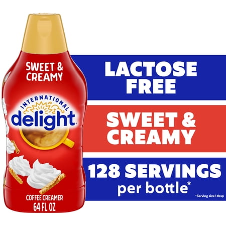 International Delight Sweet & Creamy Coffee Creamer, 64 fl oz Bottle