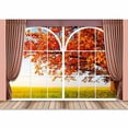 thumbnail image 4 of Idea4wall 4pcs Vies from French Window Peel and Stick Wallpaper Removable Wall Murals Large Wall Stickers for Home Decoration, 66"x24", 4 of 5