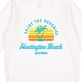 thumbnail image 3 of Inktastic Summer Enjoy the Sunshine Huntington Beach California Blue Toddler Sweatshirt, 3 of 4