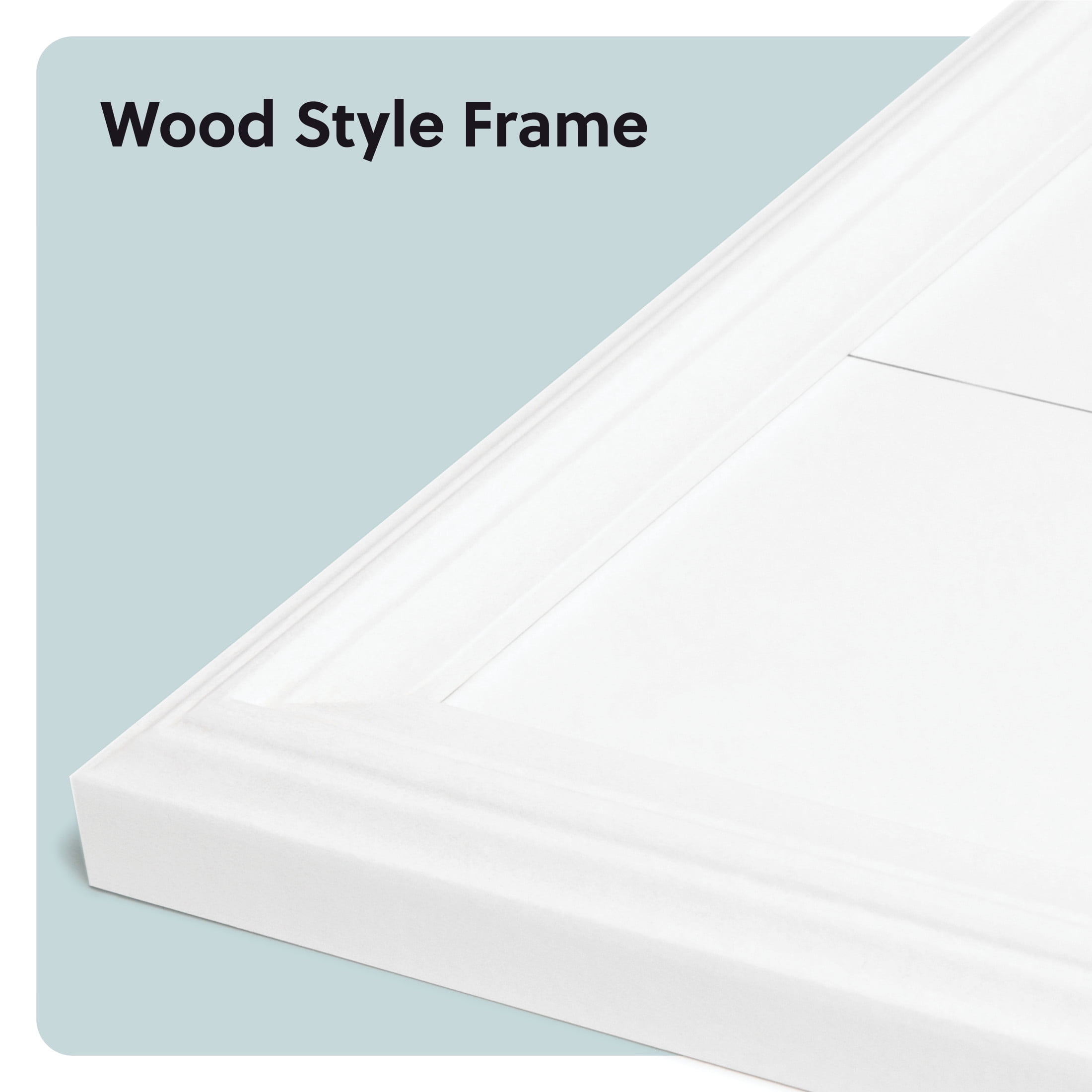 U Brands 30 x 20 Magnetic Dry Erase Calendar Whiteboard, White Wood Frame