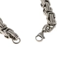 thumbnail image 4 of Brazalete de eslabones de cadena Perfecl para Hombre de acero inoxidable premium Plata, 4 of 8